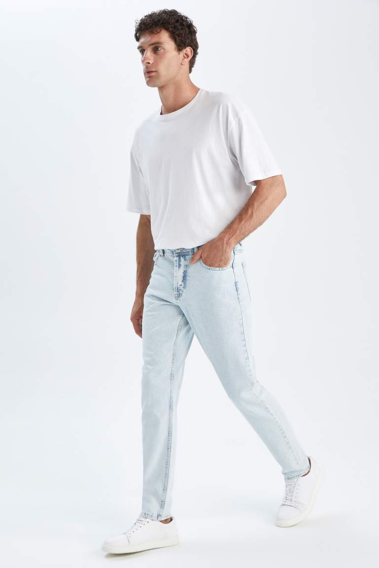 Regular Fit Normal Kalıp Norma Bel Normal Paça Jean Pantolon