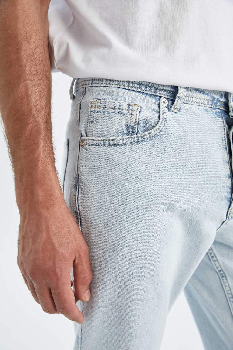 Regular Fit Normal Kalıp Norma Bel Normal Paça Jean Pantolon