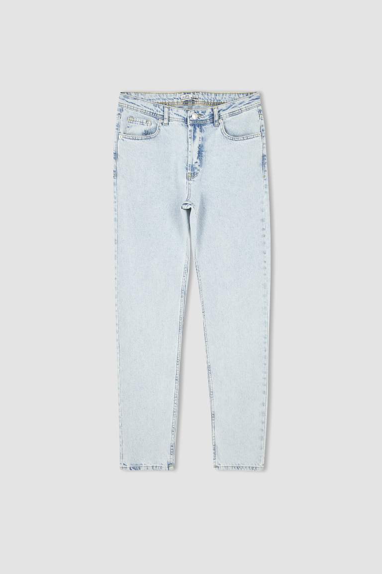 Regular Fit Normal Kalıp Norma Bel Normal Paça Jean Pantolon