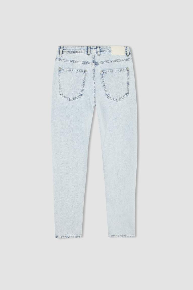 Regular Fit Normal Kalıp Norma Bel Normal Paça Jean Pantolon