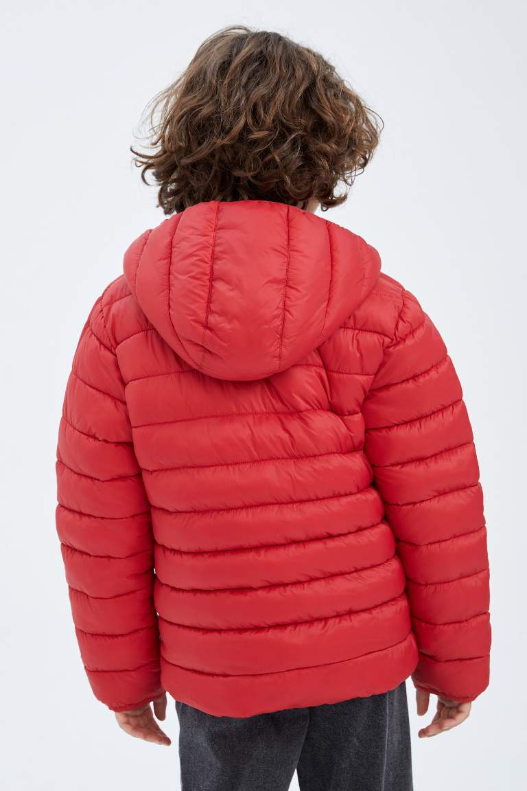 Boy Water Repellent Hooded Coat