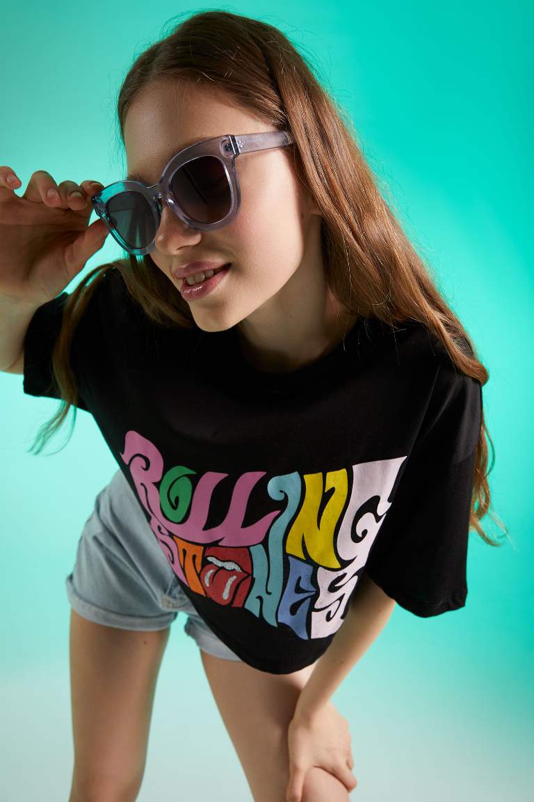 Кроп топ Rolling Stones из 100% хлопка, Coool