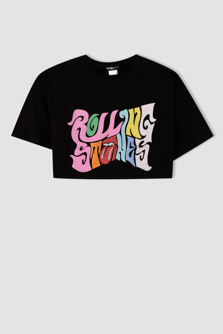 Кроп топ Rolling Stones из 100% хлопка, Coool