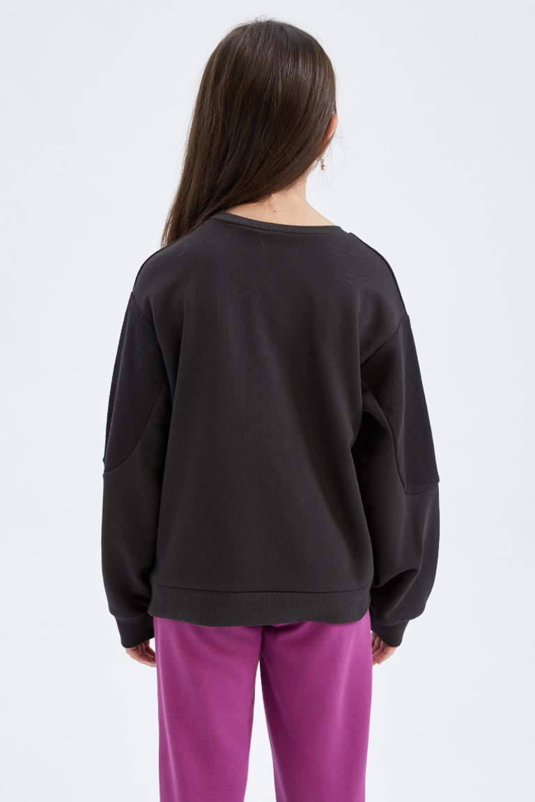 Sweat-shirt à Col rond Disney Princess pour Fille