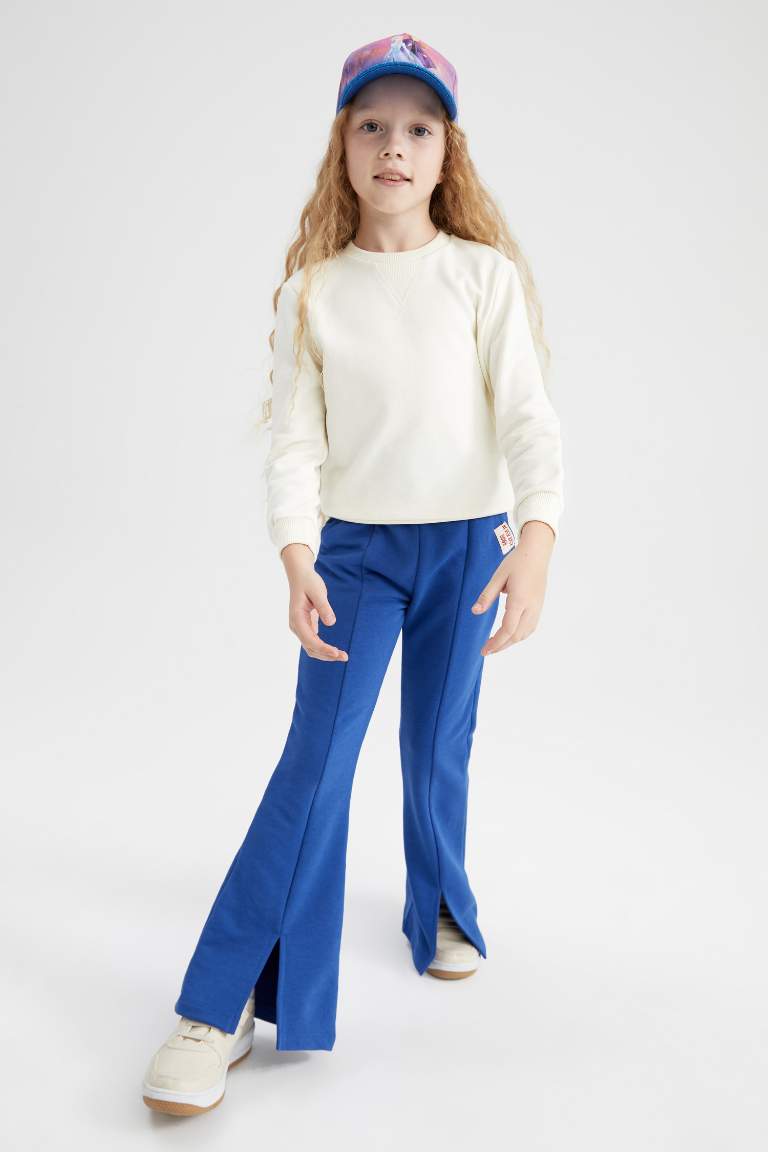 Blue GIRLS & TEENS Flare Trousers 2676638 | DeFacto