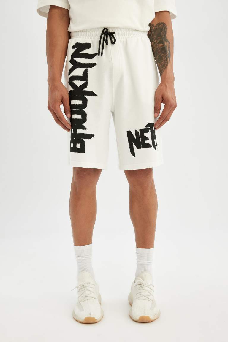 Short àcoupe régulière NBA Brooklyn Nets de DeFacto Fit