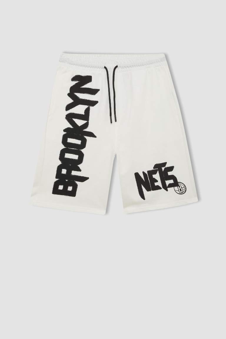 Short àcoupe régulière NBA Brooklyn Nets de DeFacto Fit