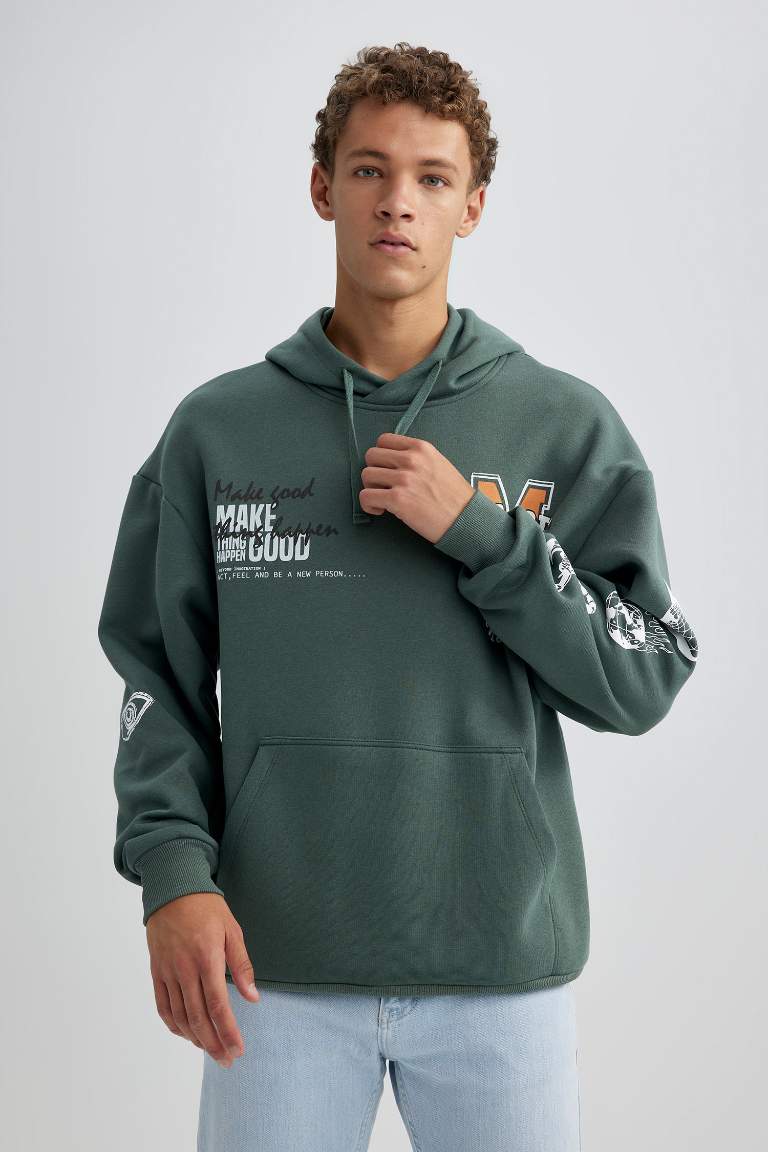 Oversize Fit Long Sleeve Sweatshirt