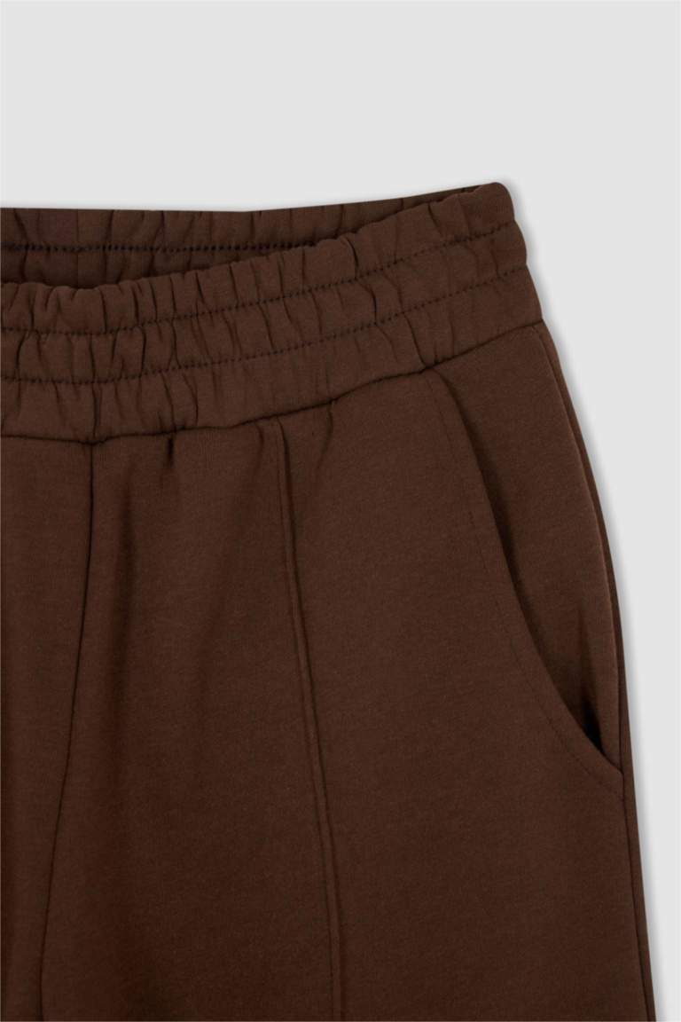 بنطلون قماش سميك جوجر فيت بجيب مزدوج