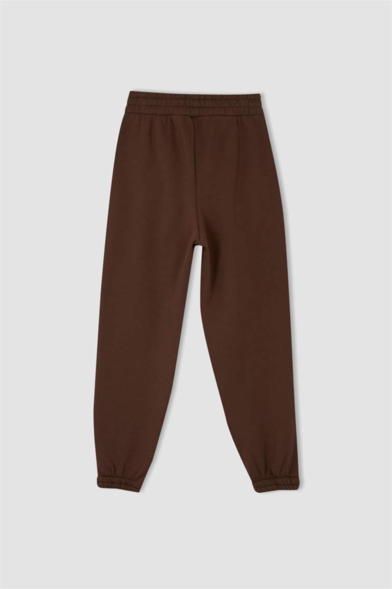 بنطلون قماش سميك جوجر فيت بجيب مزدوج