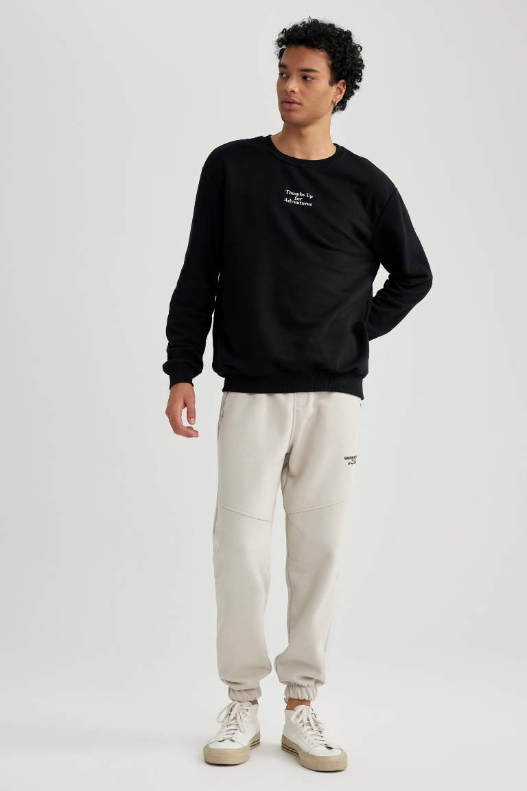 Regular Fit Jogger Eşofman Altı Fermuar Cepli Lastikli Paça
