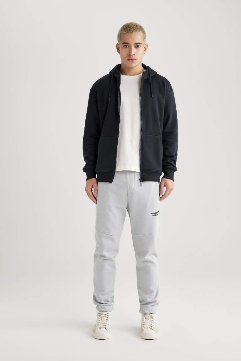 Regular Fit Zipper Pocket Sweatpants