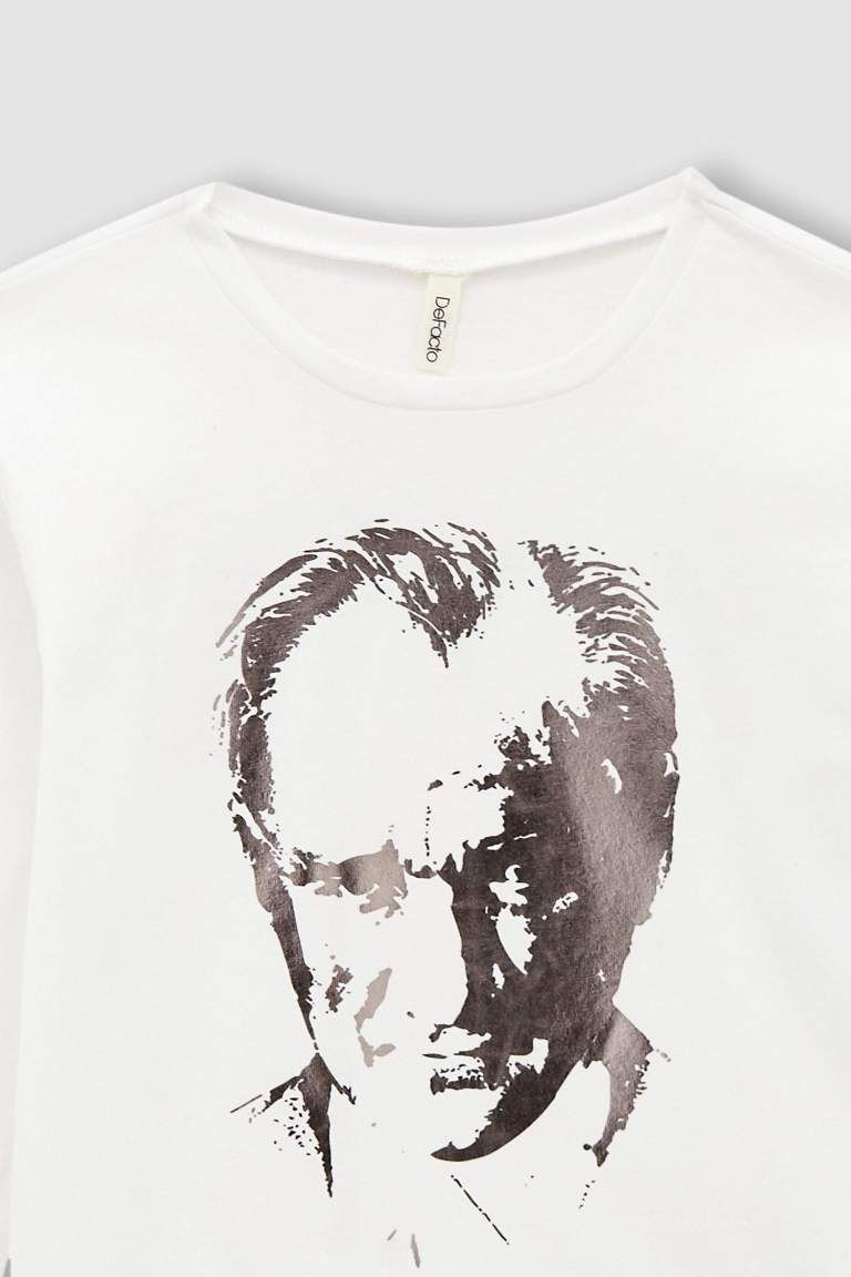 Atatürk Baskılı Uzun Kollu Tişört