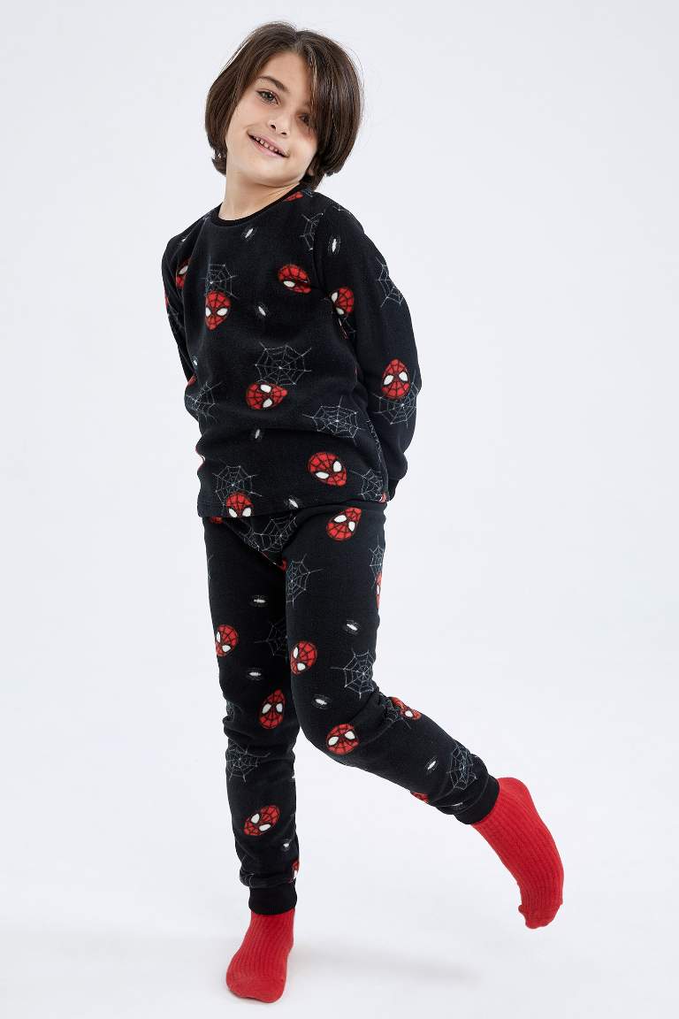 Boy Marvel Spiderman Fleece Pajamas Set