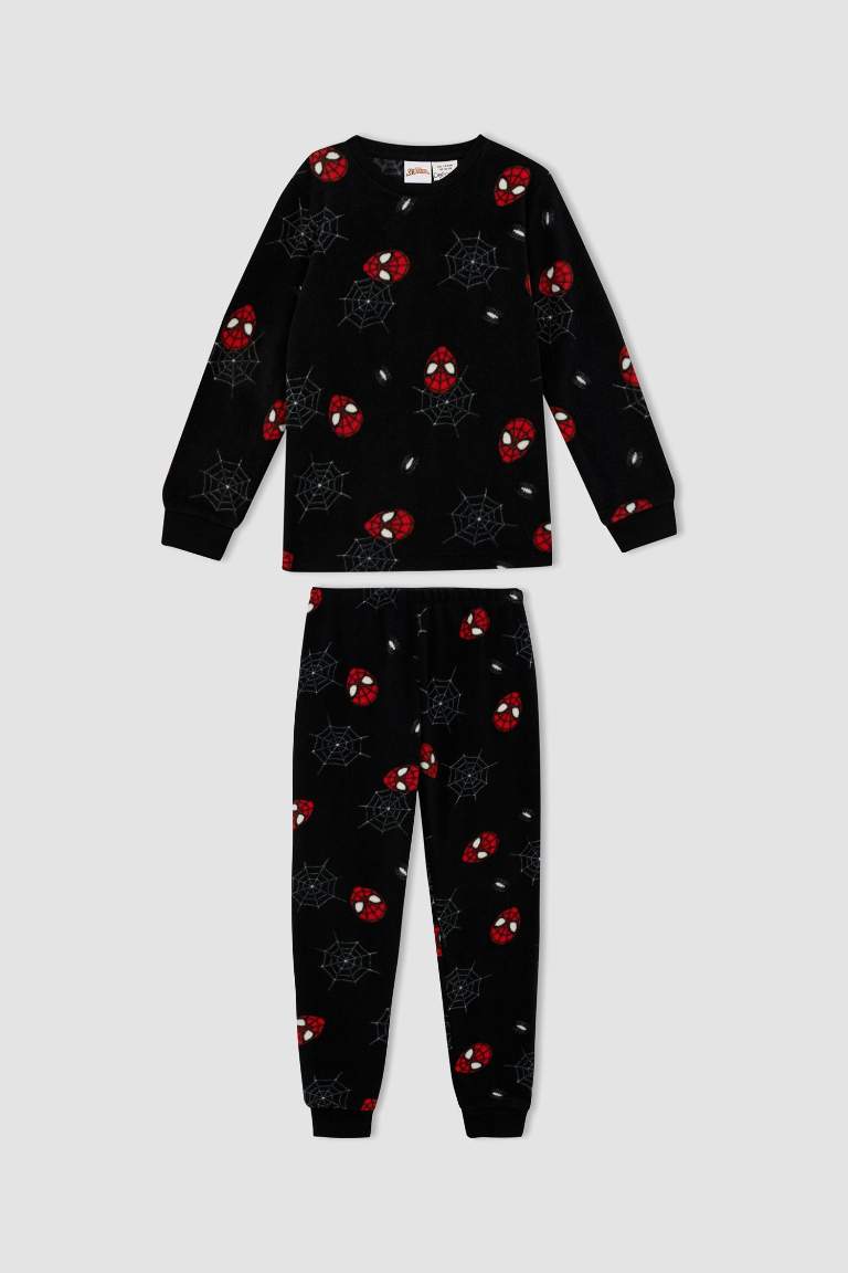 Boy Marvel Spiderman Fleece Pajamas Set