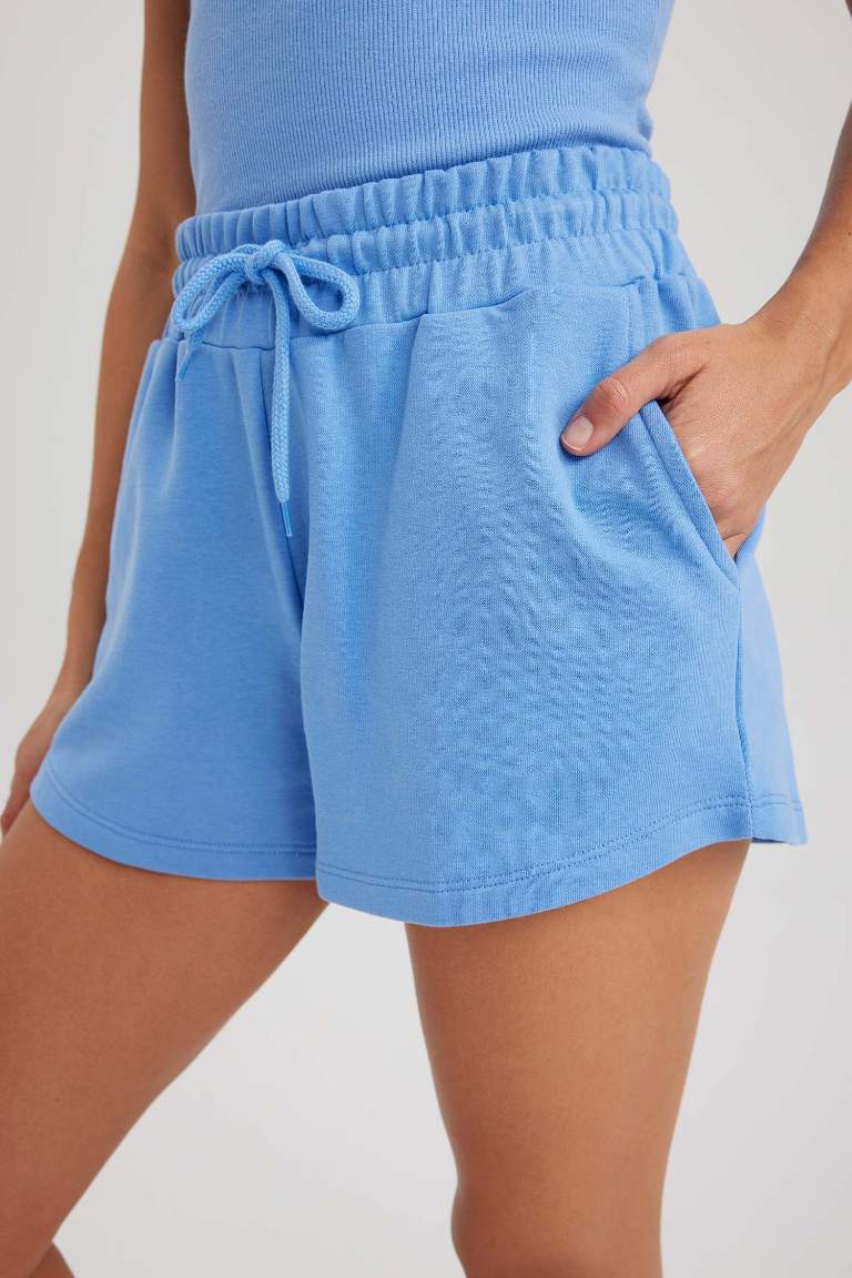 Regular Fit Thick Fabric Shorts