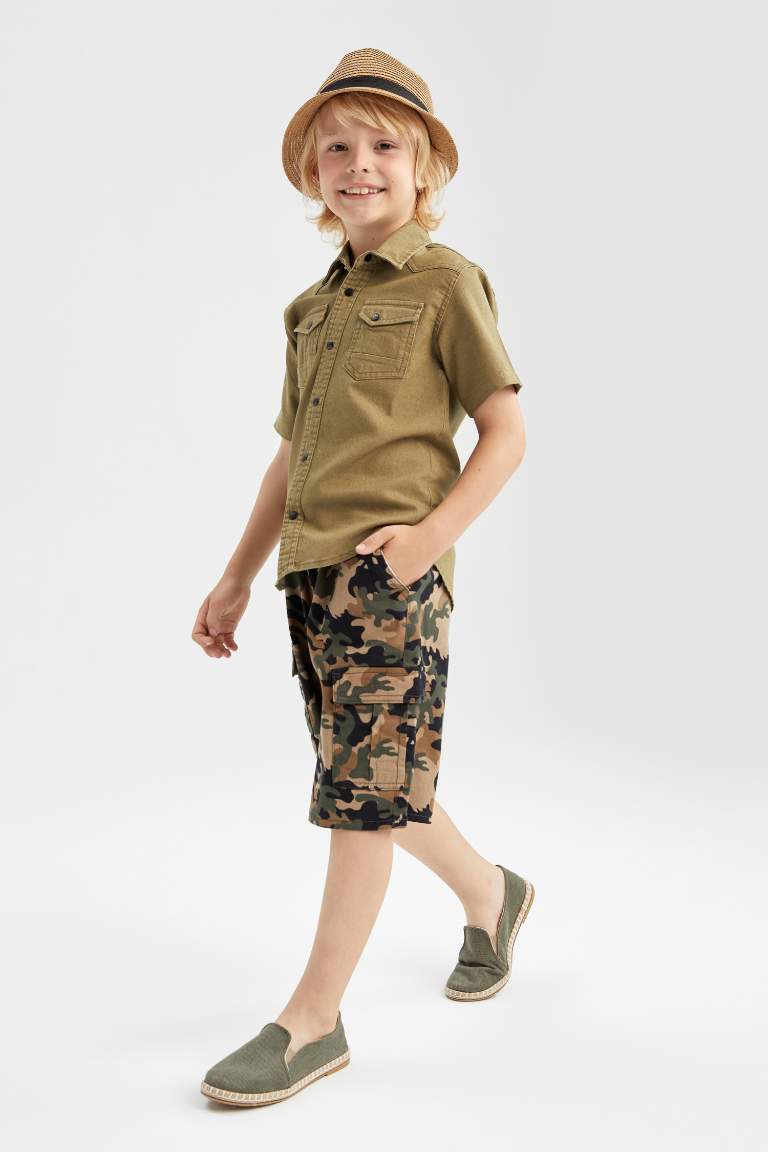 Boy Gabardine Shorts