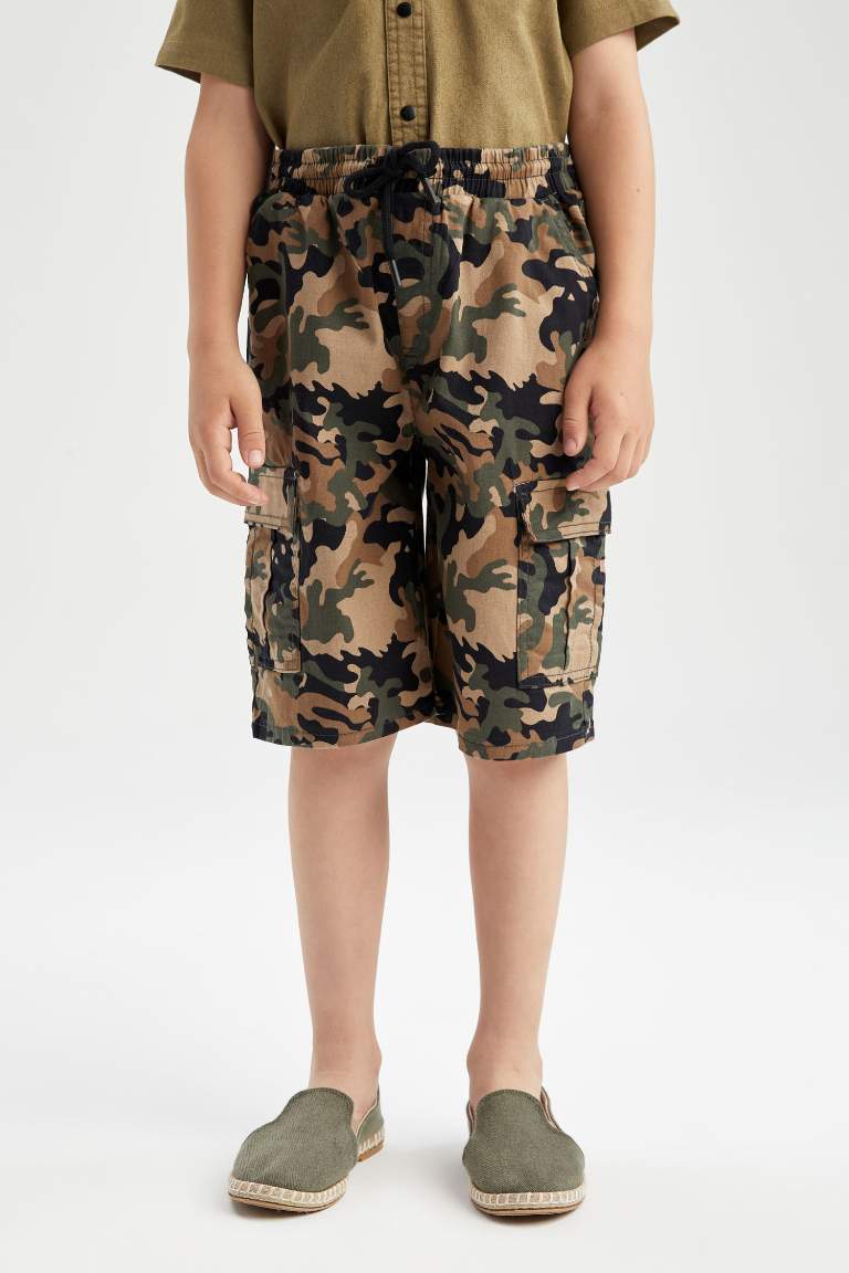 Boy Gabardine Shorts