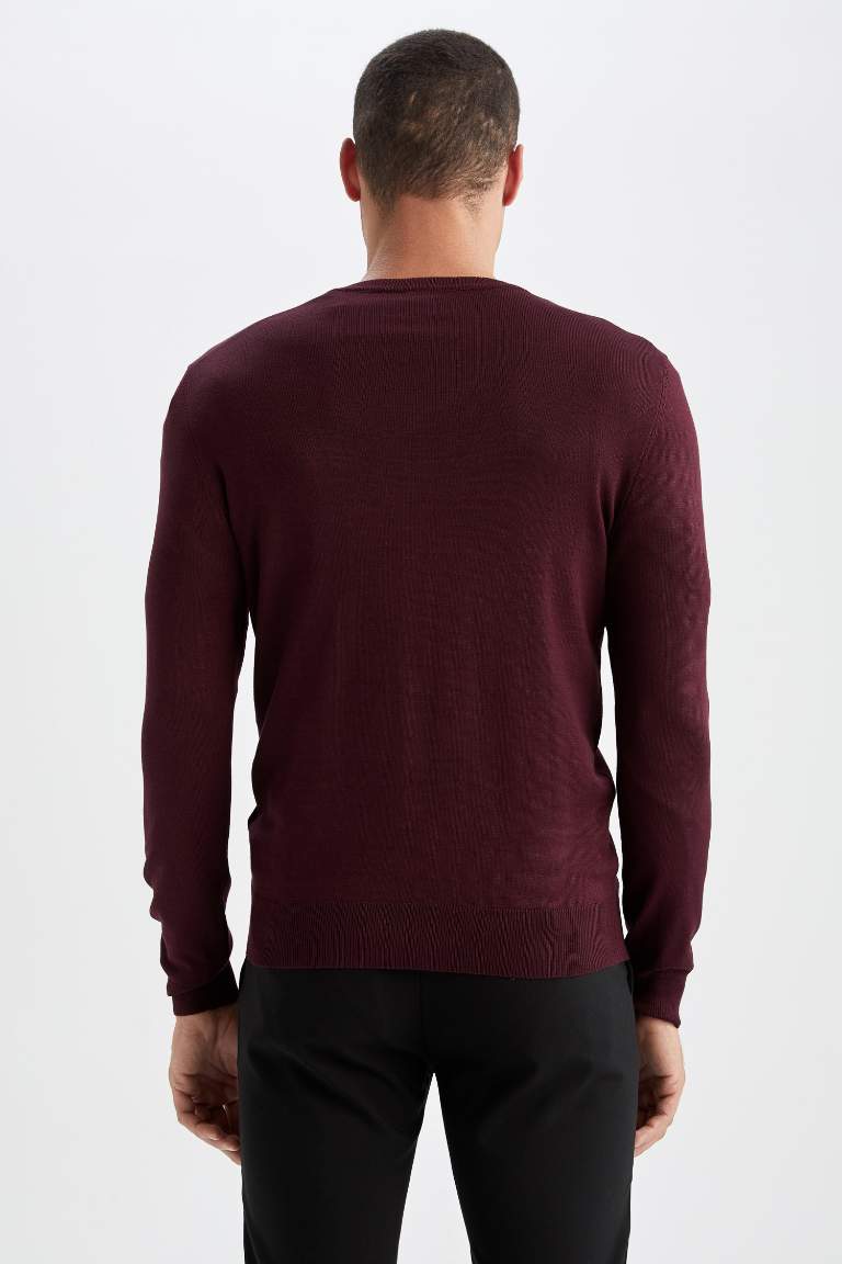 Regular Fit V Yaka Triko Kazak