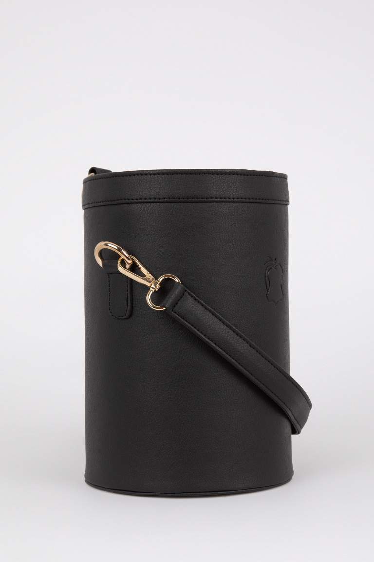 Sac à Main noir à bandoulière en Cuir pour Femme