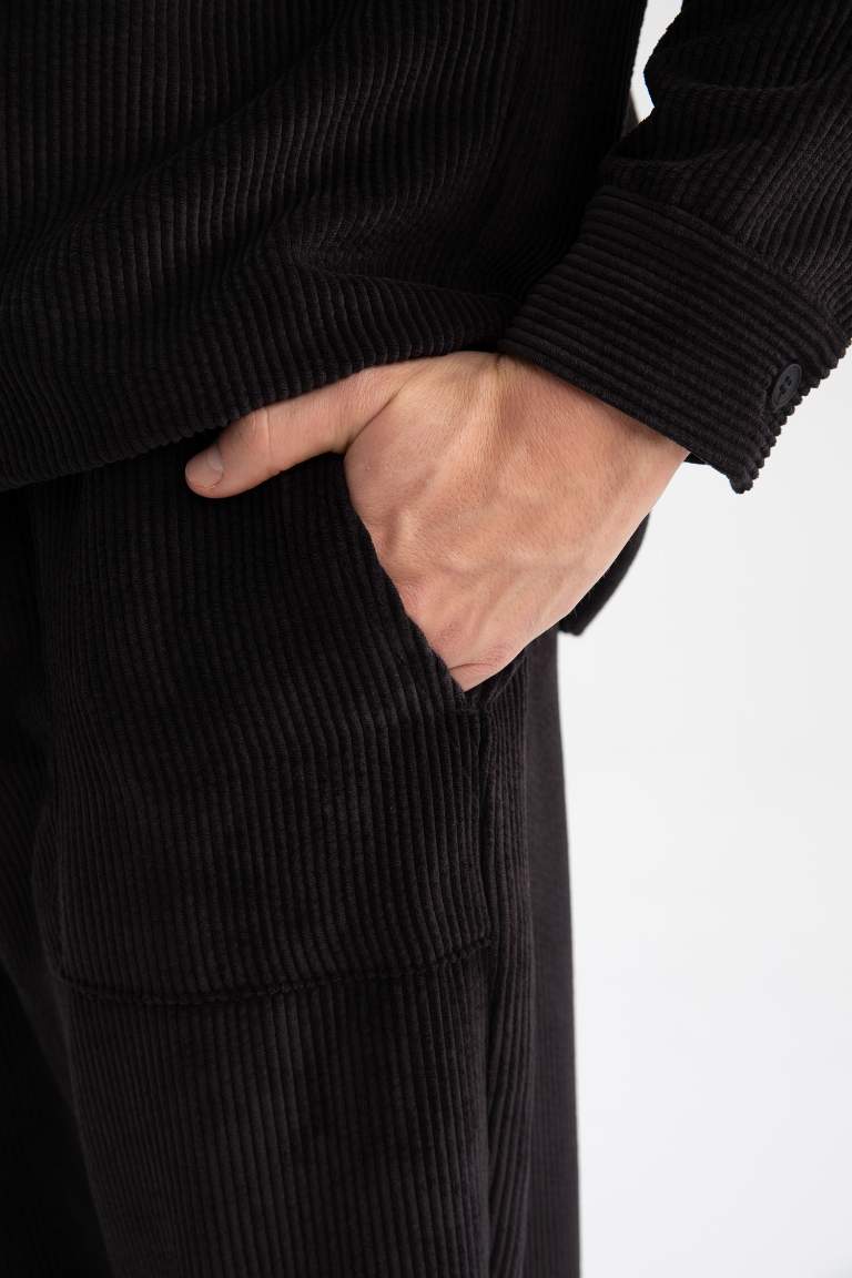 Kadife Jogger Pantolon