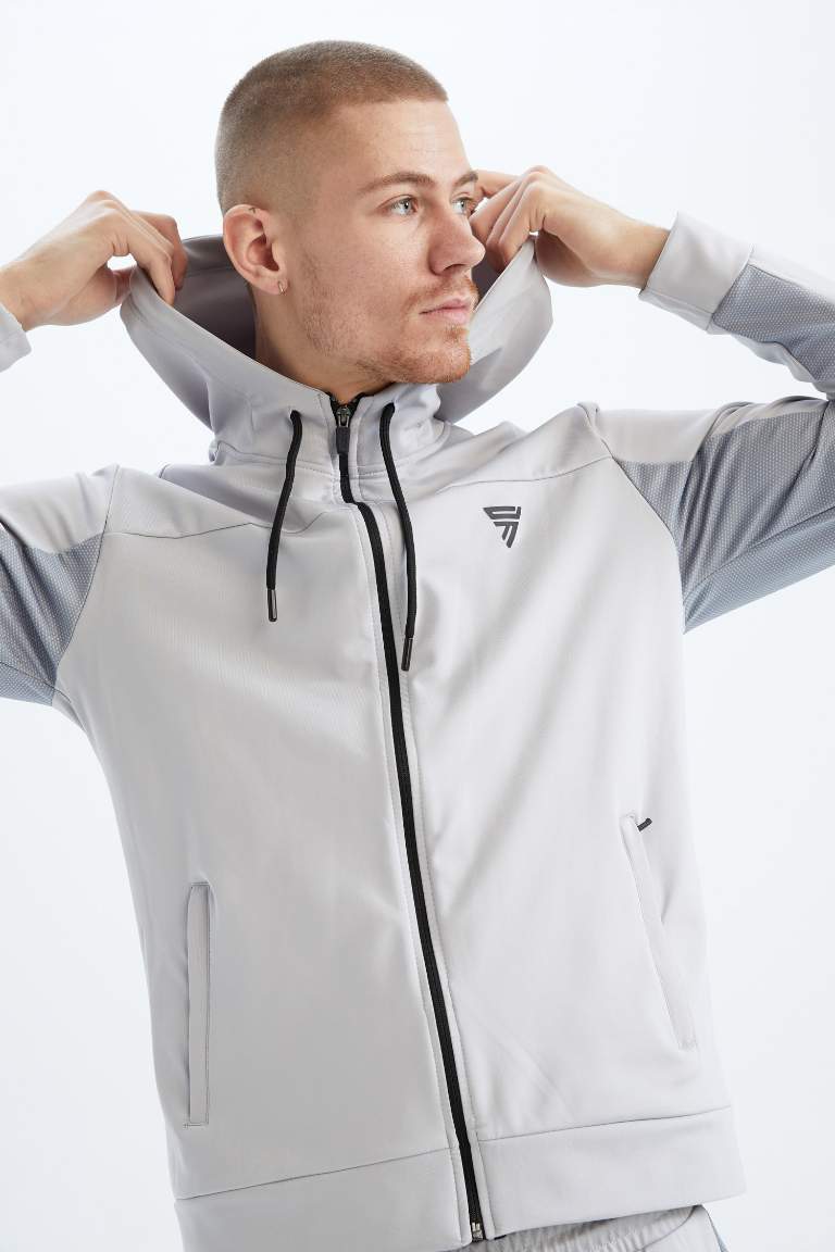 DeFactoFit Slim Fit Sporcu Hırka