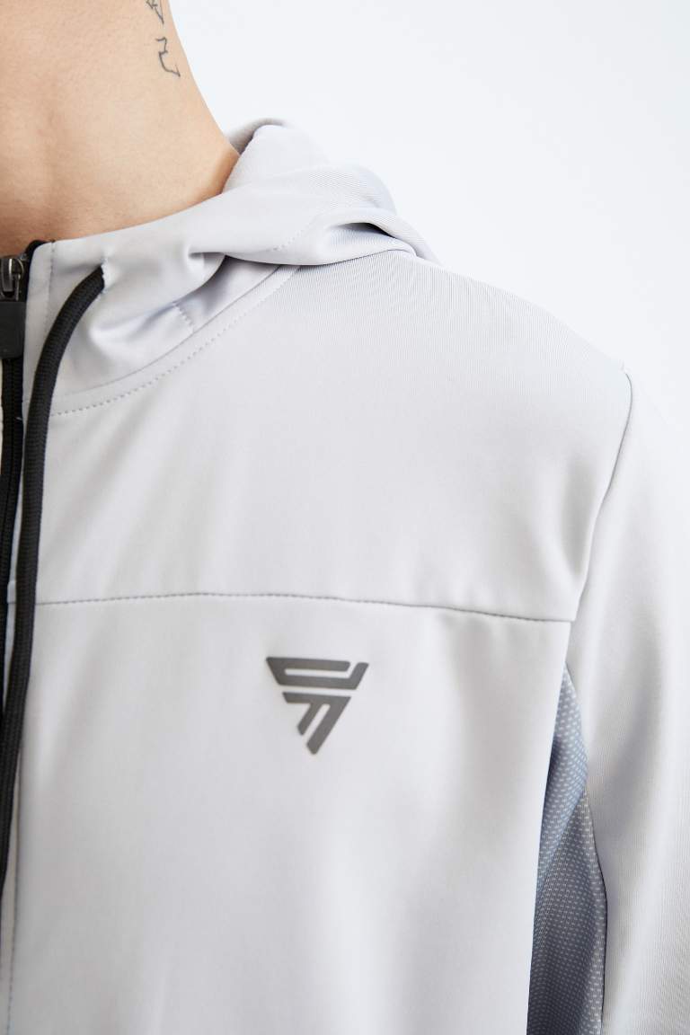 DeFactoFit Slim Fit Sporcu Hırka