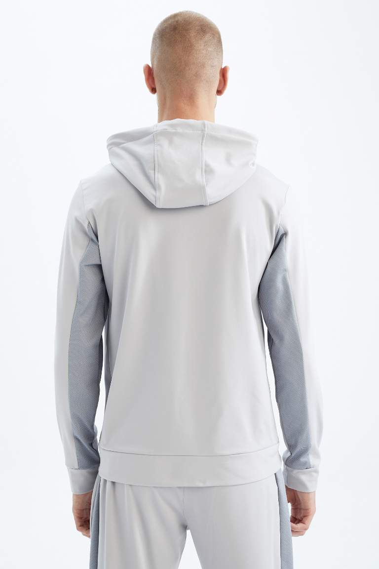 DeFactoFit Slim Fit Sporcu Hırka