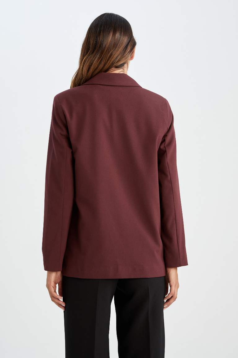Relax Fit Basic Blazer Ceket