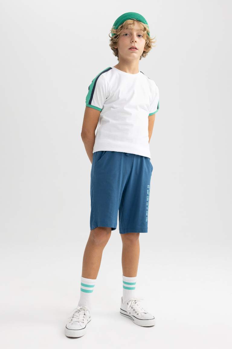 Boy Regular Fit Combed Cotton Shorts