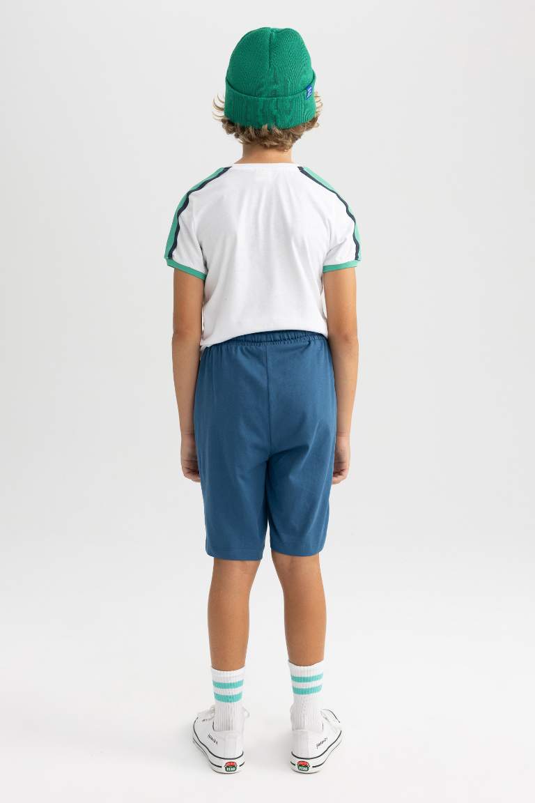 Boy Regular Fit Combed Cotton Shorts