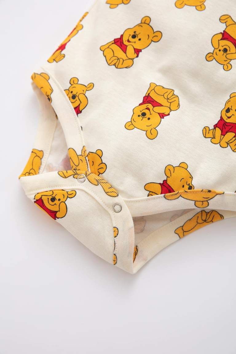 Baby Boy Winnie The Pooh Licensed Long Sleeve Long Sleeve Snap Body