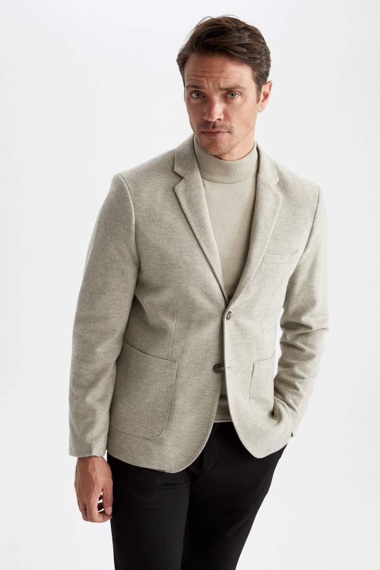 Modern Fit Blazer Ceket