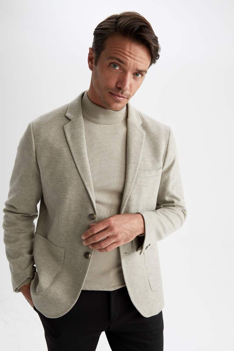 Modern Fit Blazer Ceket