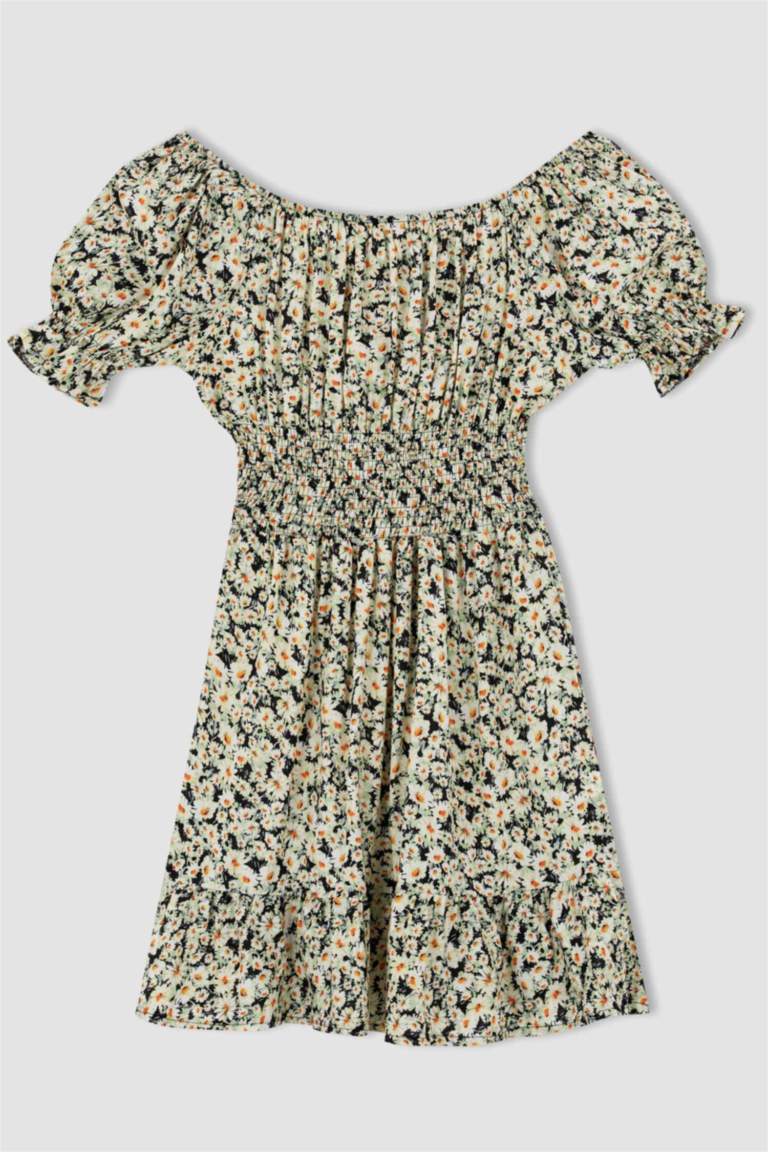DeFacto Robe Femme Élégante - Polyuréthane 100% Tenue Quotidienne Ou Événement