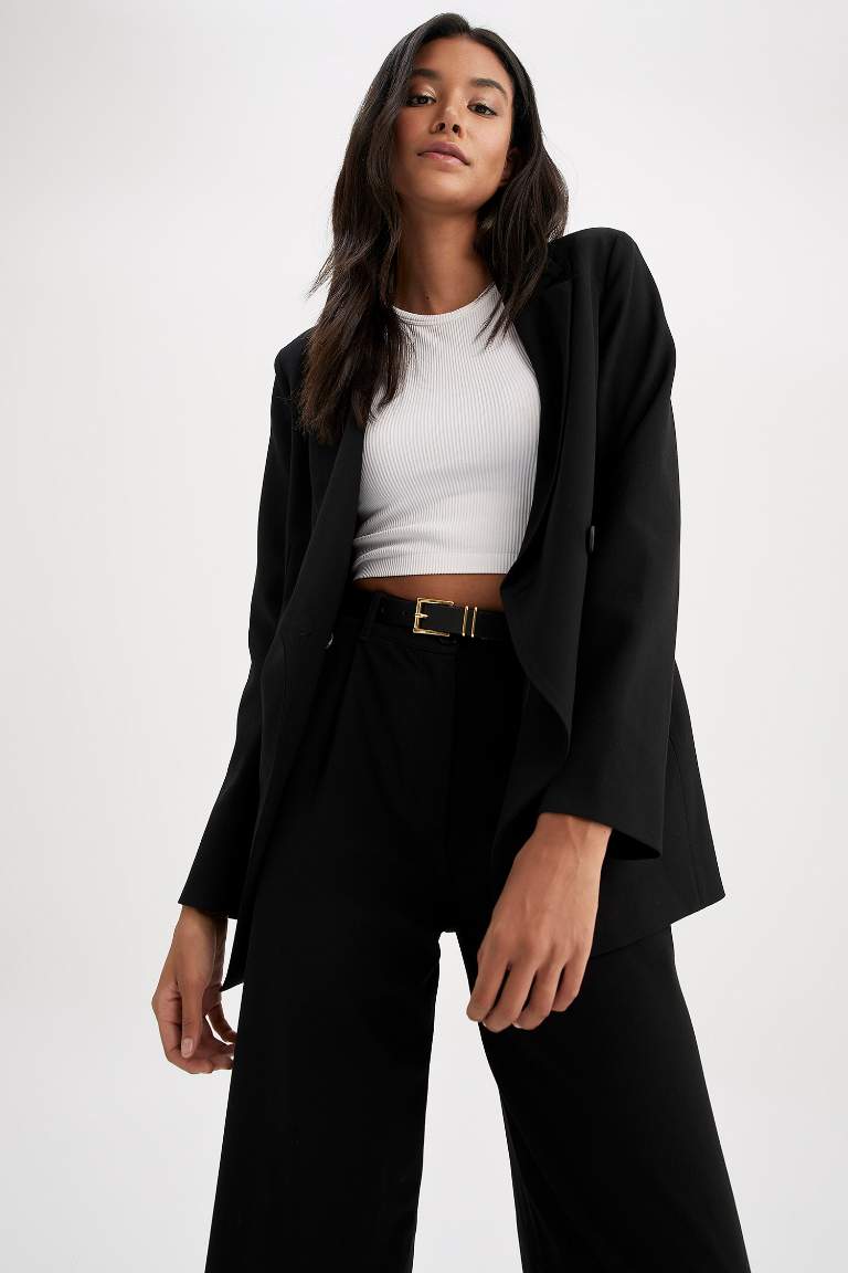 Oversize Geniş Kalıp Blazer Ceket