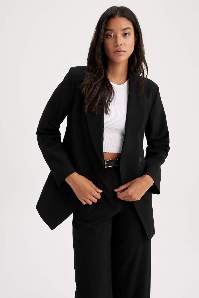 Oversize Geniş Kalıp Blazer Ceket