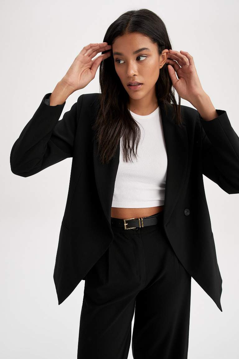 Oversize Geniş Kalıp Blazer Ceket