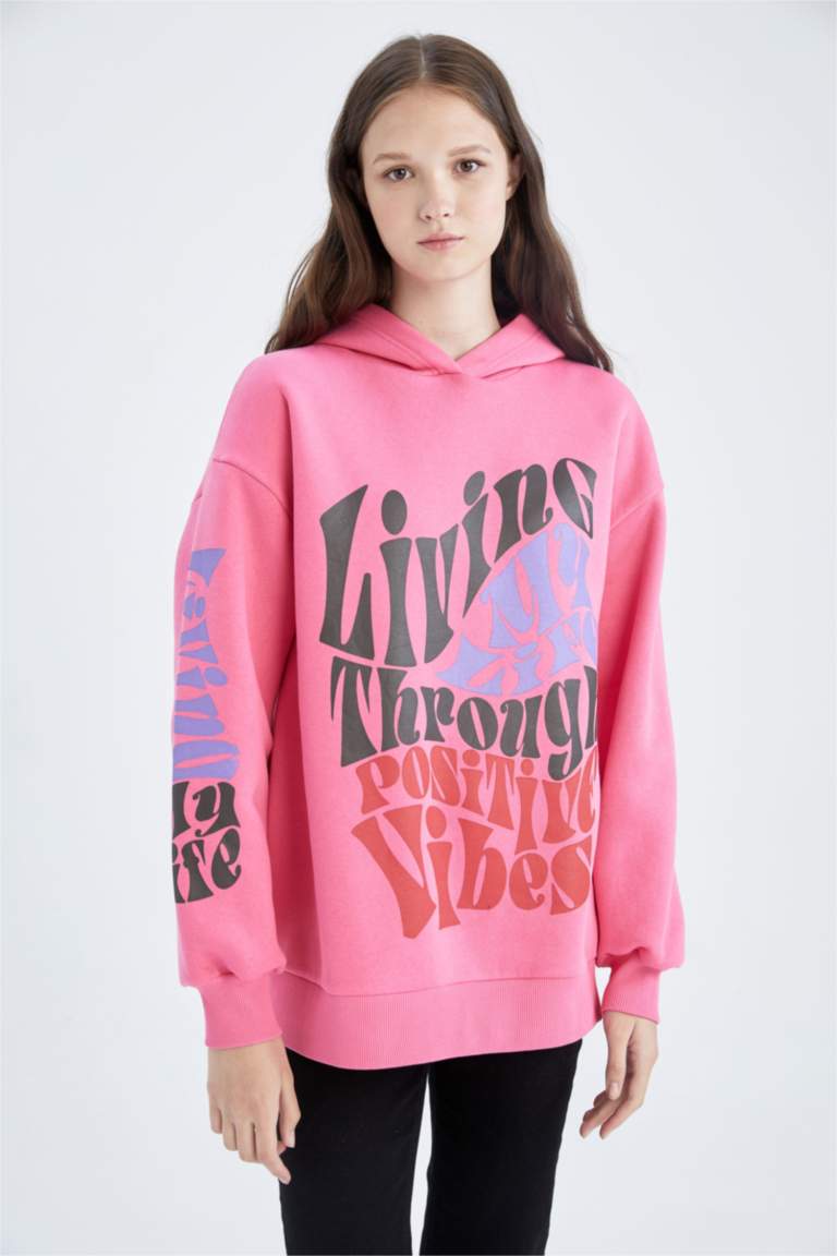 Pull épais col rond rose femme | Morgan