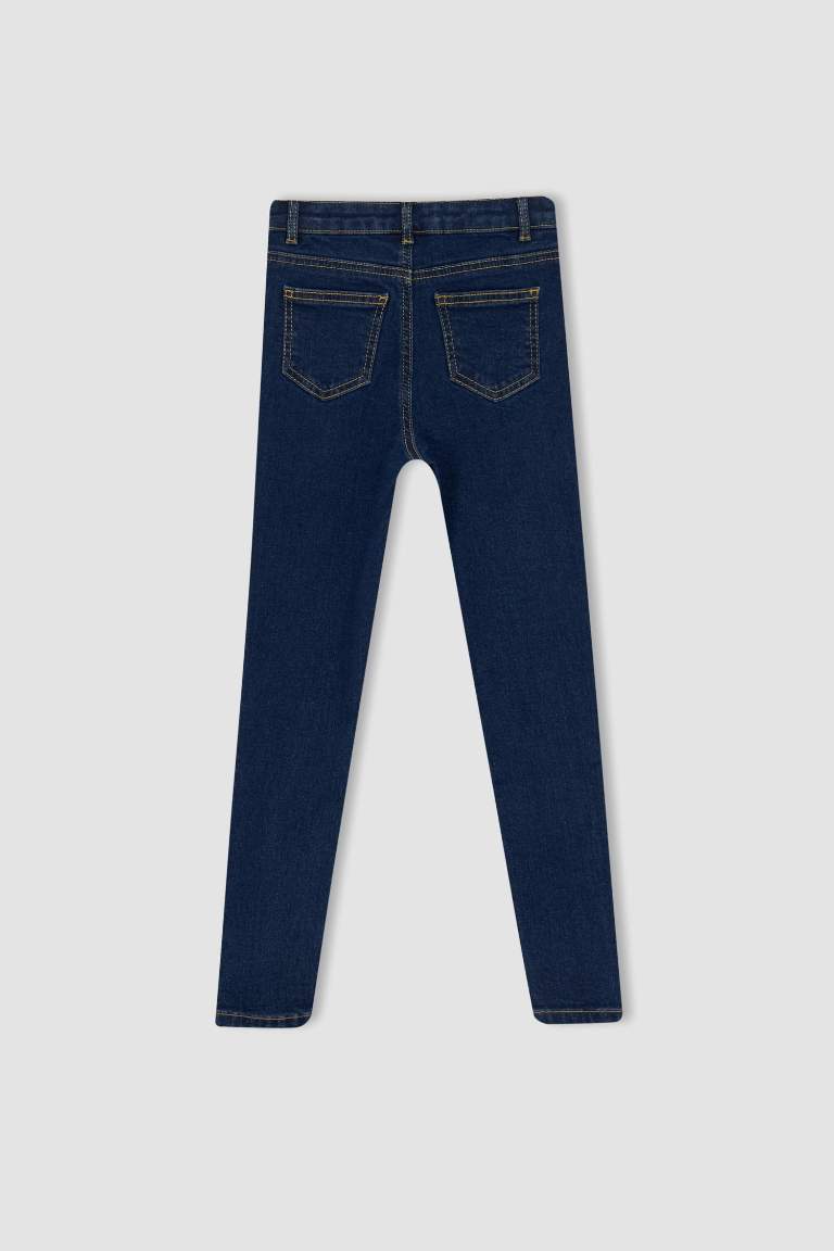Skinny Fit Denim Trousers
