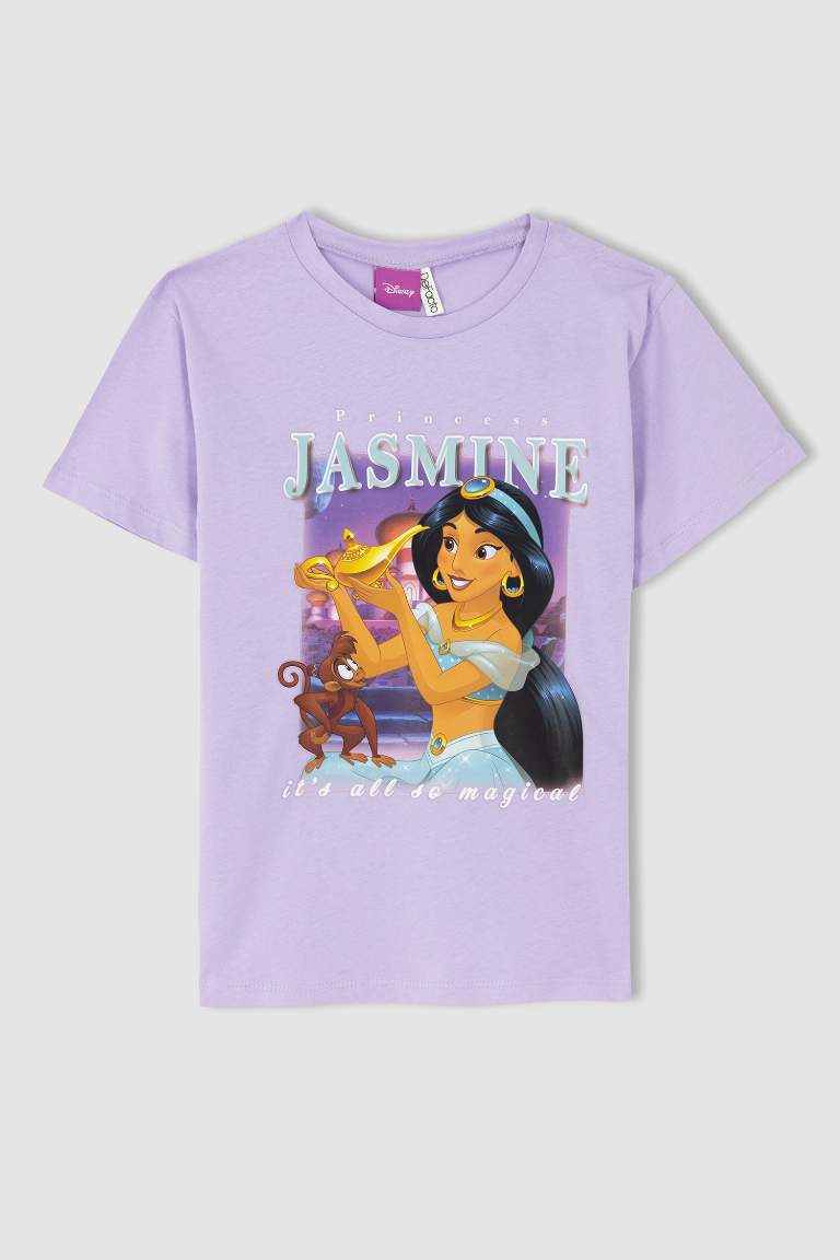 Kız Çocuk Disney Prenses Kısa Kollu Tişört