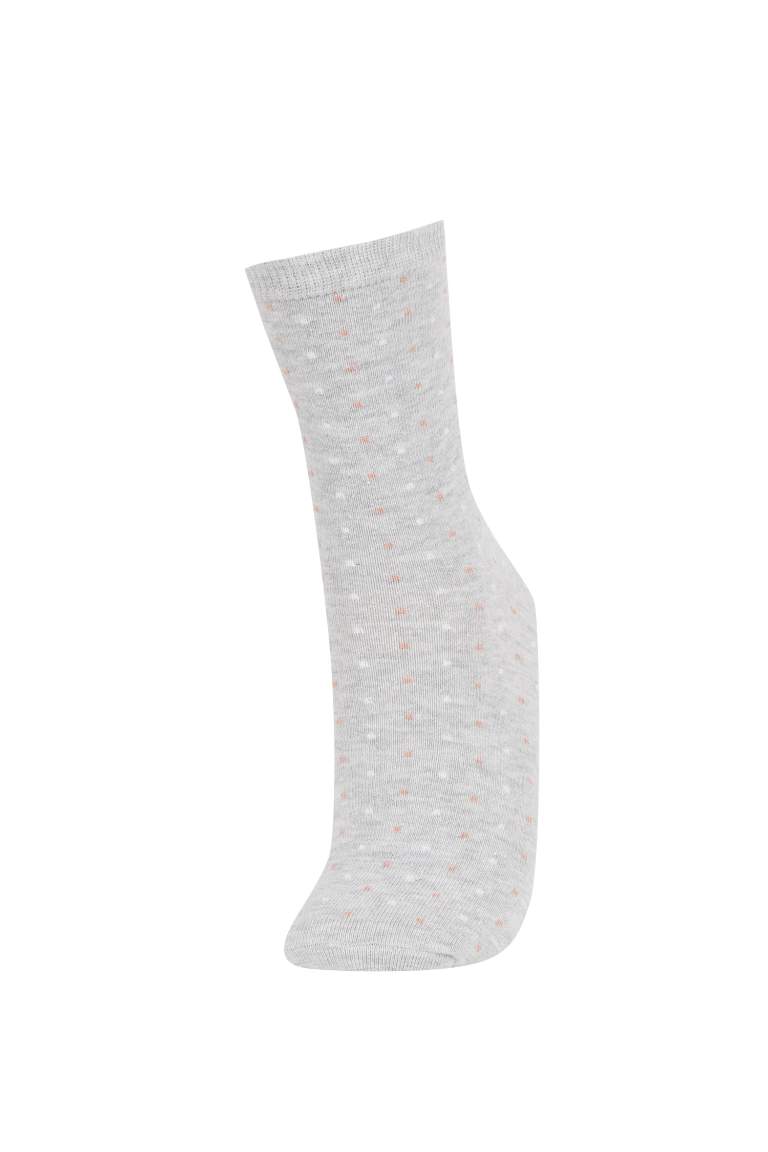 Lot de 5 paires de Chaussettes longues en coton pour femme