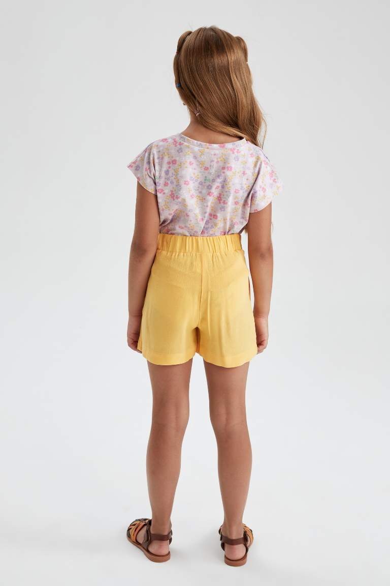 Girl Crinkle Viscose Shorts