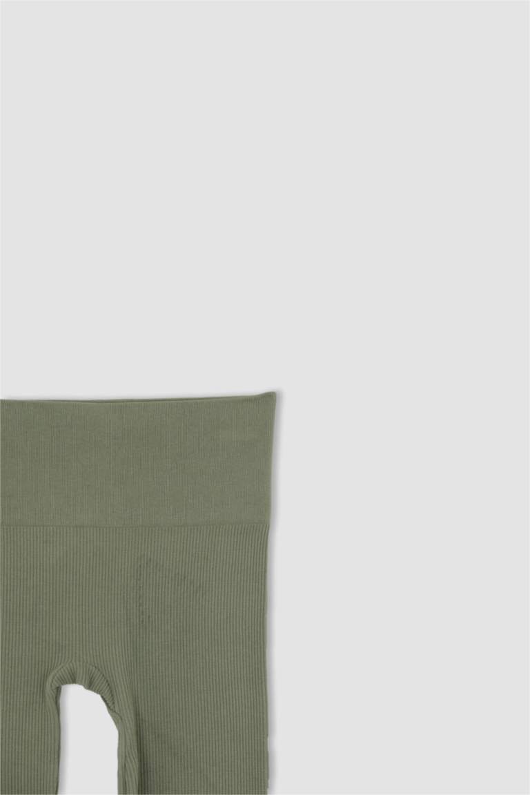 Turquoise WOMAN Defacto Fit Seamless Sports Leggings 2656041 | DeFacto