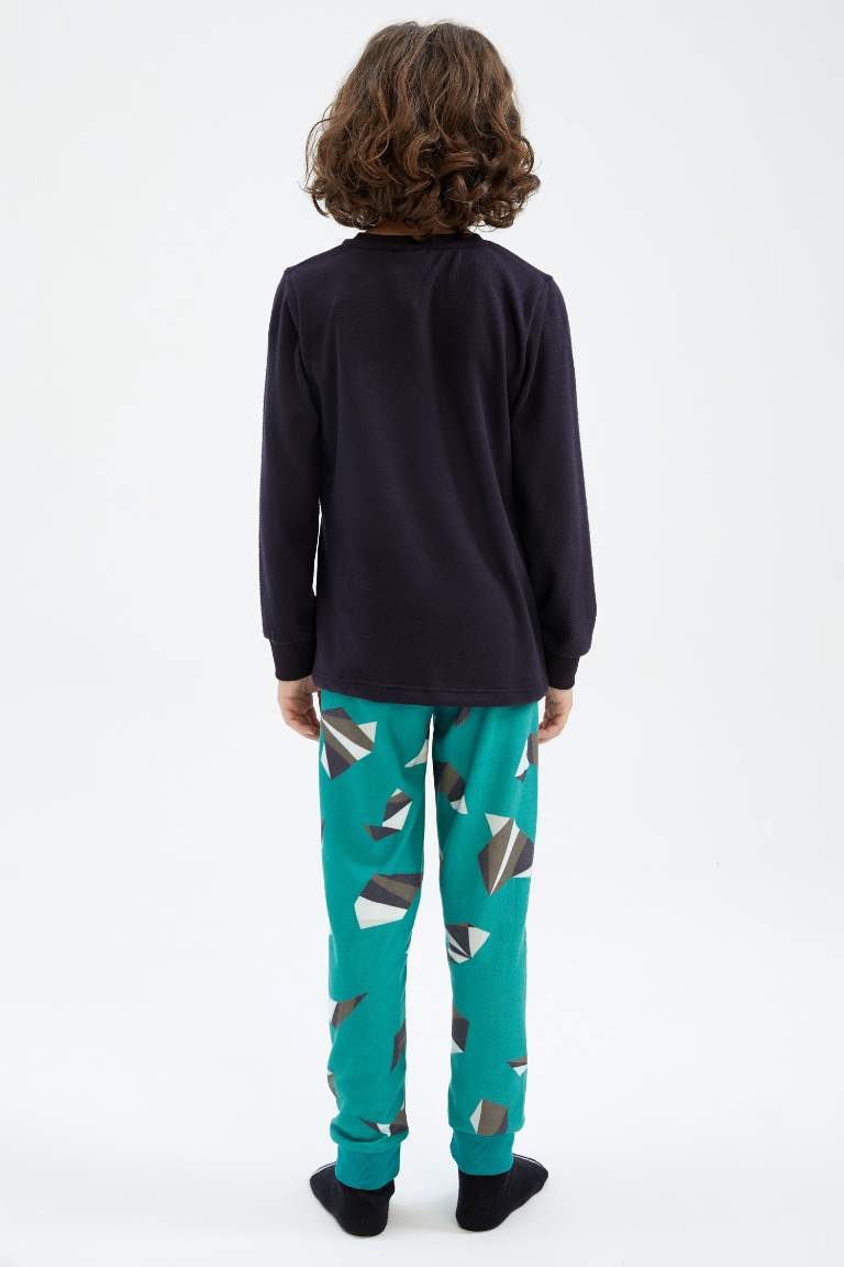 Erkek Çocuk Regular Fit Termal Pijama Takımı