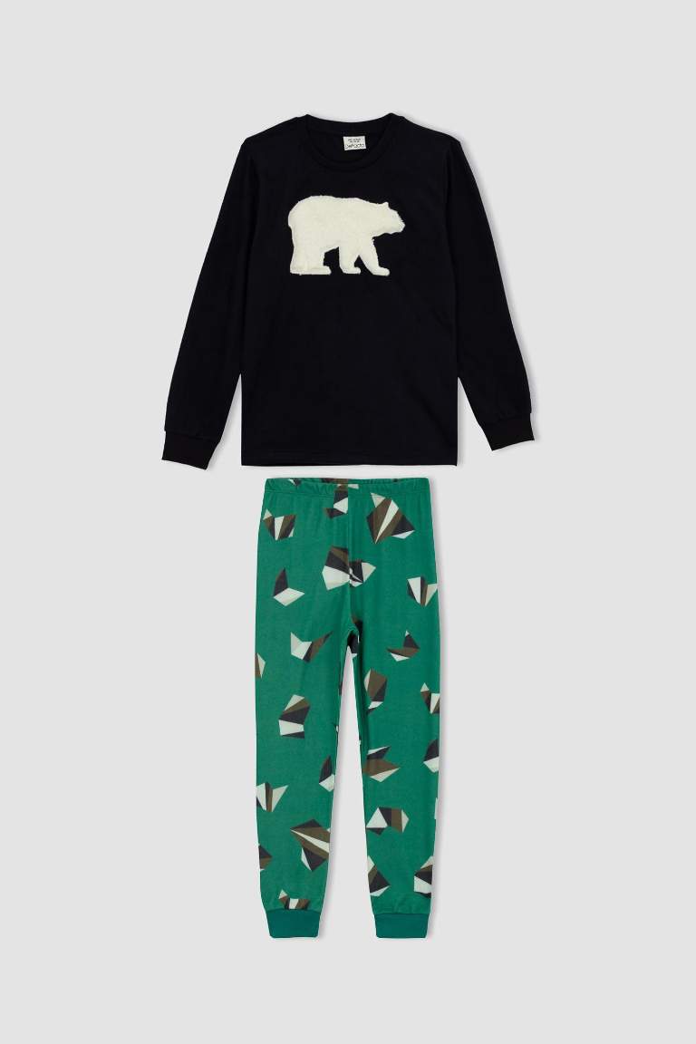 Erkek Çocuk Regular Fit Termal Pijama Takımı
