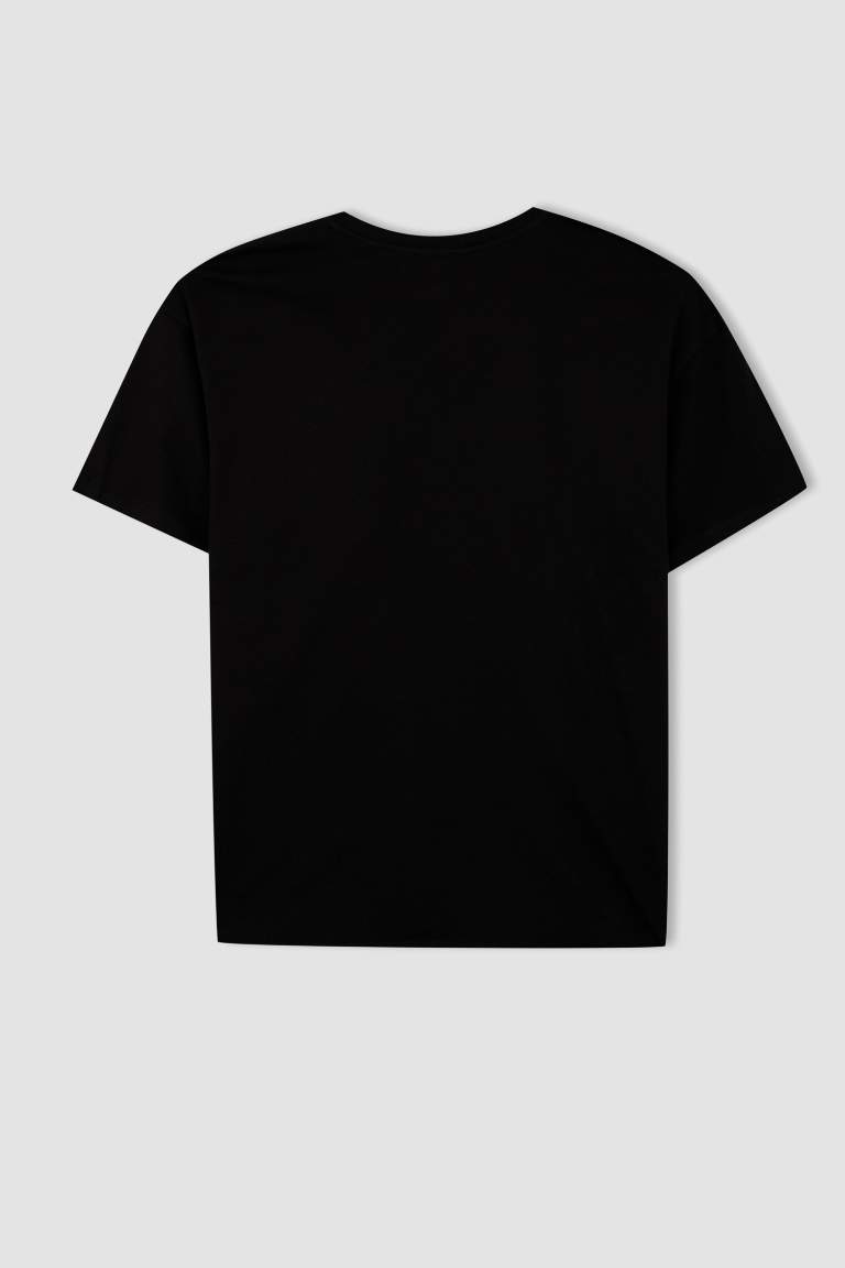 Oversize Fit Tupac Shakur licensed Printed Short Sleeve T-Shirt