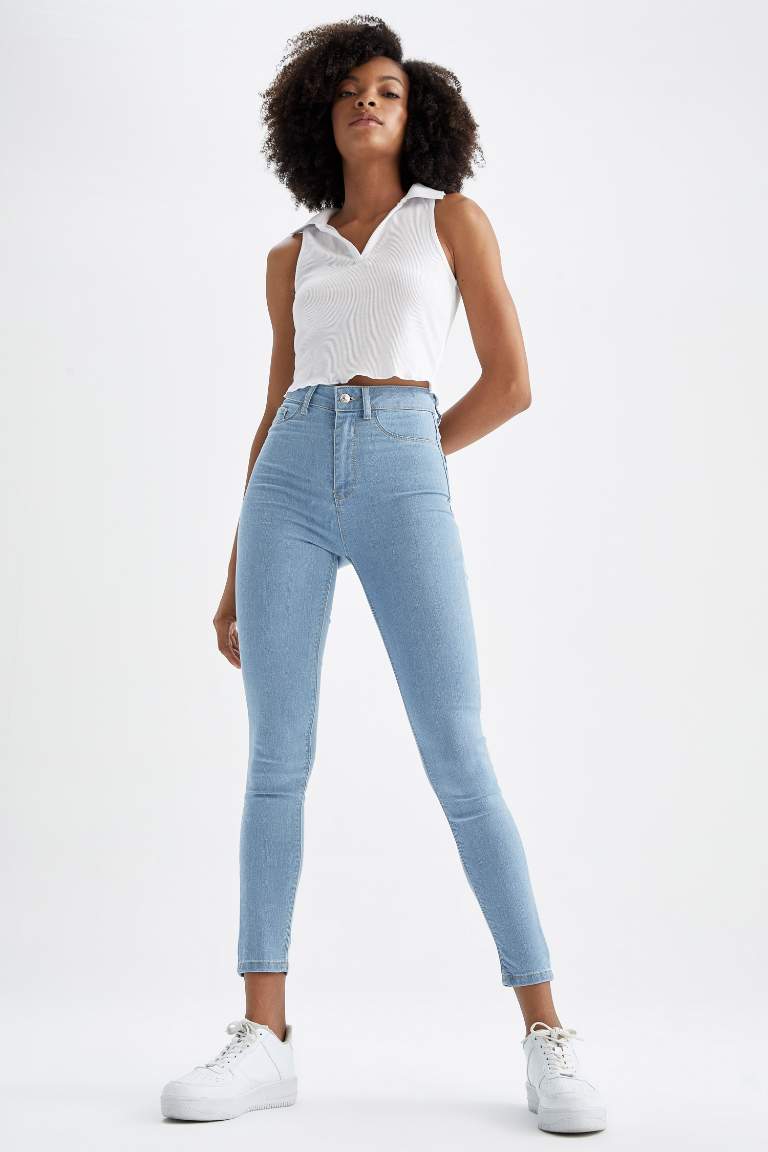 Super Skinny Jegging Fit High Waist Jeans