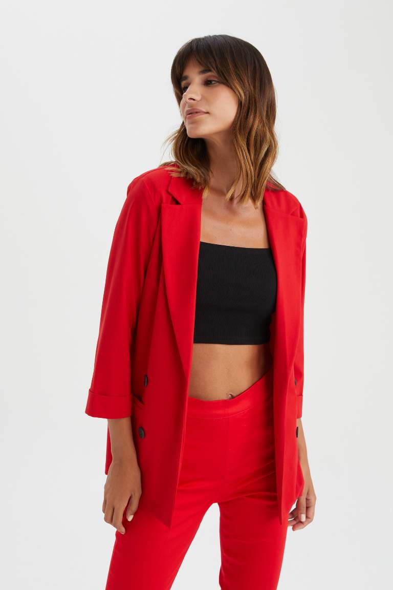 Oversize Geniş Kalıp Blazer Ceket