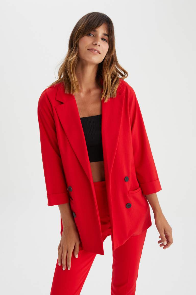 Oversize Geniş Kalıp Blazer Ceket